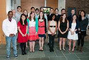 Members of the Class of 2013 who were initiated to associate membership in Sigma Xi.